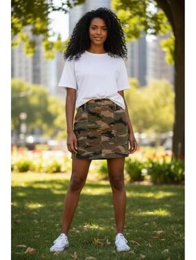 H&M Divided Camouflage Skirt
